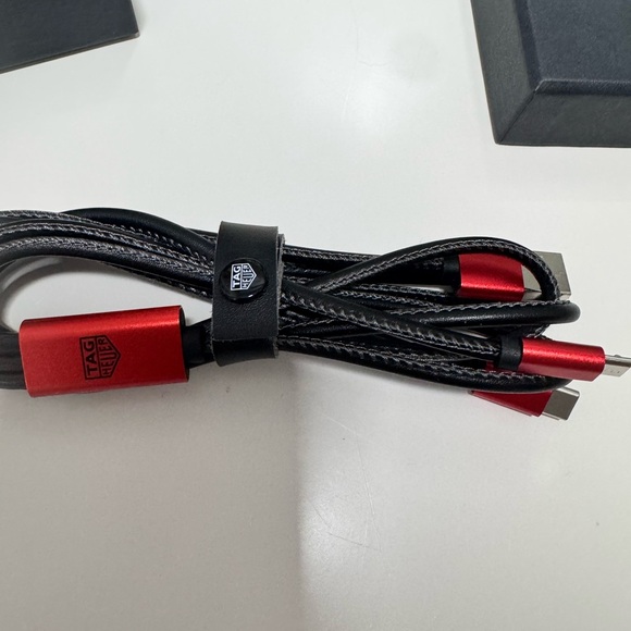 Leather TAG Heuer charging cable